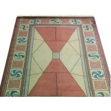 152 x 244 Bold Oriental Geometric Pattern Hand Tufted Rug