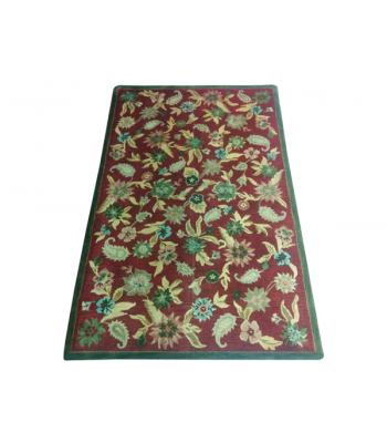 152 x 244 Elegant Oriental Flower Motif Design Hand Tufted Rug 