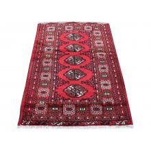 97 X 137 Turkman Designed Persian Traditional Wool Rug