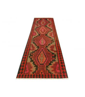 137 x 417 Unique and Bold Kilim Persian Rug