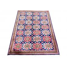 95 X 156 Handmade Wool Persian Traditional Star flower Designed Rug