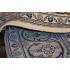 198 X 302 Graceful Cream, Blue And Brown Shah Abbasi Pattern Traditional Rug