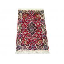Unique traditional Border Red Base rug