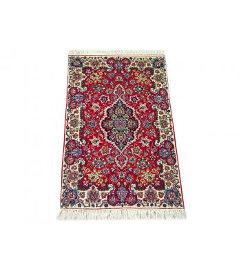 Unique traditional Border Red Base rug