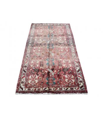 110 X 216 Beautiful Unique Animal and Multi Medallion Persian Rug