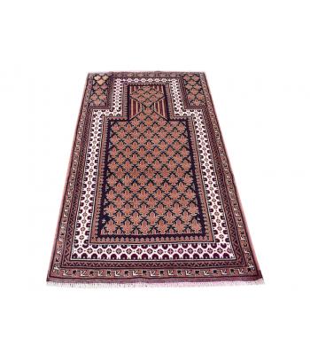 91 X 152 Simple and Elegant Persian Traditional Antique Turkman Rug