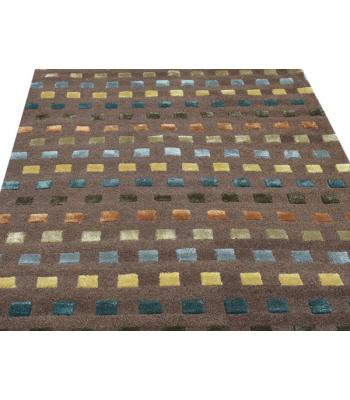 152 X 244 Classic Squares Design Oriental Modern Handmade Rug