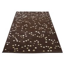 152 X 244 Brown Polka Dot Design Modern Rug