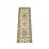 56 x 191 Royal Timeless Medallion Cream Handmade Rug