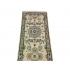 51 x 175 Royal Timeless Medallion Cream Handmade Rug