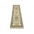 51 x 175 Royal Timeless Medallion Cream Handmade Rug