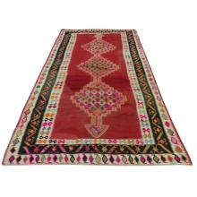 213 x 414 Classic Kilim Diamond Openfield Persian Wool Rug