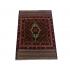 86 x 130 Classic Diamond Tribal  Wool and Silk Oriental Rug