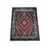 79 x 104 Elegant Oriental Tribal Orange Afghan Wool Rug