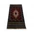 86 x 157 Bold & Dark Oriental Afghan All Wool Rug