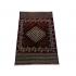 91 x 137 Bold and Dark Oriental Afghan Wool Rug