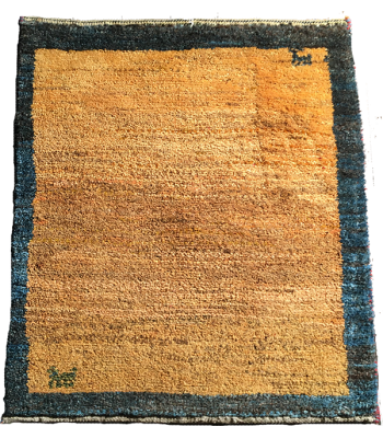 Modern and Trendy Gabbeh Blue bordered Rug