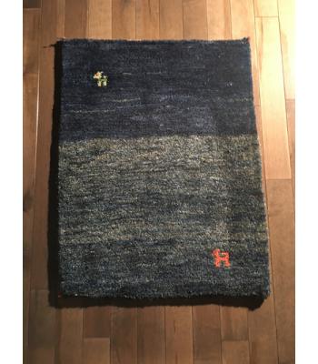 Gabbeh Blue Wool Handmade Rug