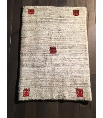Persian Gabbeh Cream Spotted patterned Rug