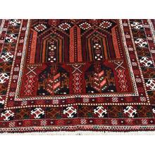122 X 296 Elegant Persian Traditional Turkman Zabul Design Rug