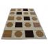 152 X 244 Soft And Stylish Cream Brown Modern Rug