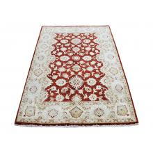 143 X 207 Unique Eslimi Design Oriental Traditional Red, Gold Wool Rug