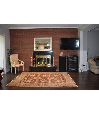 189 X 253 Beautiful Kazakh Design, Antique Look Traditional Rug