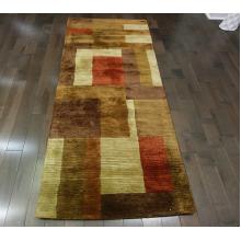 Bold abstract square modern rug