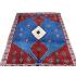 149 X 189 Bold and Bright Persian Traditional Three Diamonds Design Rug
