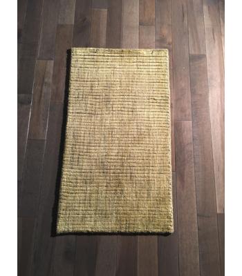 Simple & Elegant Olive handmade Rug