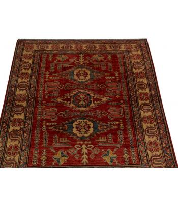 122 x 173 Three Medallion Design Oriental Handmade Wool Rug