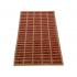 117 x 178 Rust Red Stripe Wool Rug