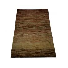 122 x 152 Chobi Vegetable Dye Stripe Patterned Rug