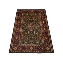 122 x 183 Unique Kazak Design Oriental Wool Rug