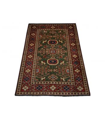 122 x 183 Unique Kazak Design Oriental Wool Rug