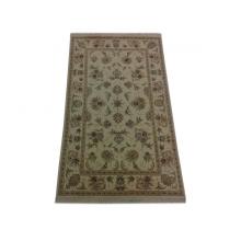 91 x 152 Simple and Subtle Oriental Allover Wool- Rayon Silk Rug