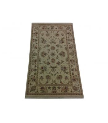 91 x 152 Simple and Subtle Oriental Allover Wool- Rayon Silk Rug
