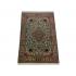 102 x 150 Strikingly Beautiful H& Knotted Wool-Silk Medallion Shirfar Rug