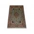 102 x 150 Strikingly Beautiful Hand Knotted Wool-Silk Medallion Shirfar Rug