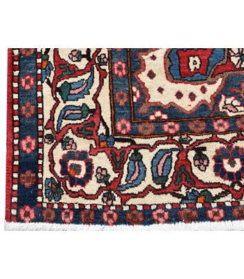 132 X 195 Fine Persian Antique Center Medallion Handmade Wool Rug