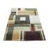 122 X 183  Geometric Modern Oriental Handmade Wool & Silk Rug