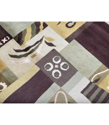 122 X 183 Strikingly Beautiful Oriental Modern Taj Mahal Wool Silk Rug