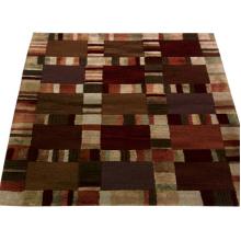 91 x 152 Modern Square Oriental H& Tufted Rug