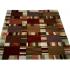 91 x 152 Modern Square Oriental H& Tufted Rug