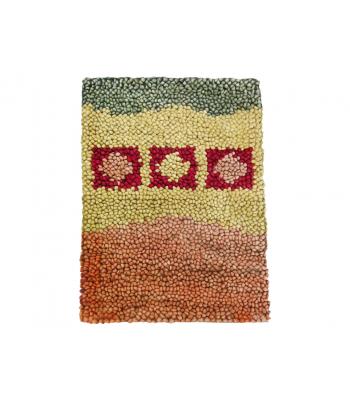 61 x 91 Modern Contemporary Multi Colour Pure Wool Rug