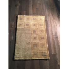 Classic Plain Box Gold Olive squared Rug