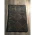 Modern Spider Black Gold Wool Rug