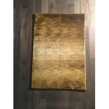 Elegant day brown handmade woolen rug