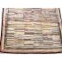 101 X 155 Multi Color Afghan Chobi Vegetable Dye Stripe Patterned Rug