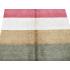 140 X 210 Modern Multi Color Thick Stripes Design Wool Rug